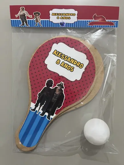 Kit Raquete para Ping Pong Personalizada Fera do Mar