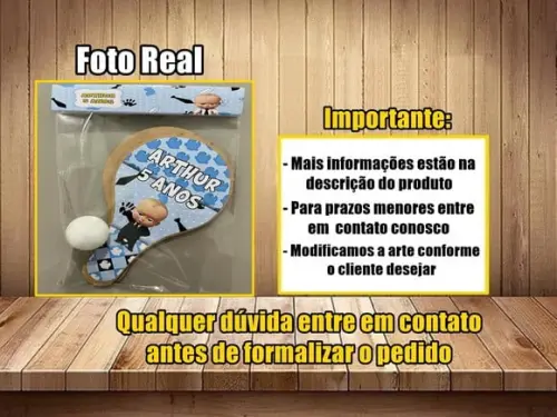 Kit Raquete para Ping Pong Personalizada Mickey Safari