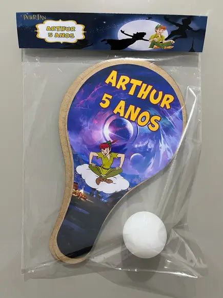 Kit Raquete para Ping Pong Personalizada Peter Pan