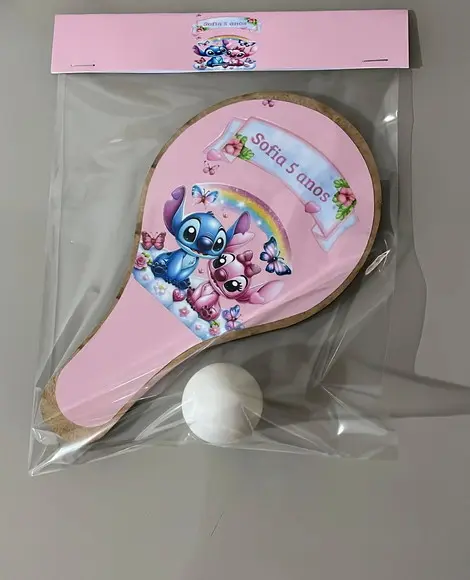 Kit Raquete para Ping Pong Personalizada Stitch