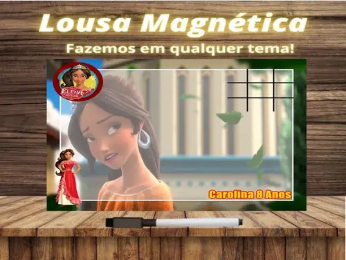Lousa Magnética + J.v Elena de Avalor com Embalagem
