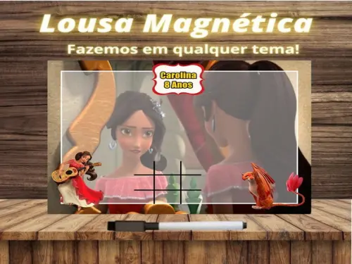 Lousa Magnética + J.v Elena de Avalor com Embalagem
