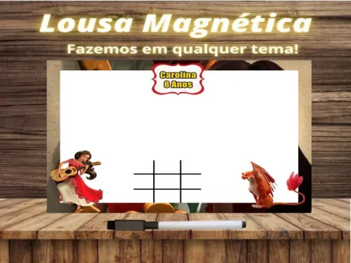 Lousa Magnética + J.v Elena de Avalor com Embalagem
