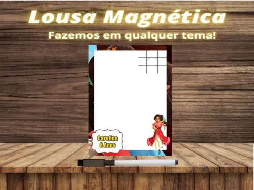 Lousa Magnética + J.v Elena de Avalor com Embalagem