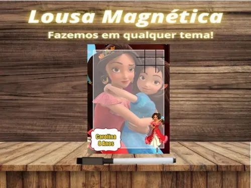 Lousa Magnética + J.v Elena de Avalor com Embalagem