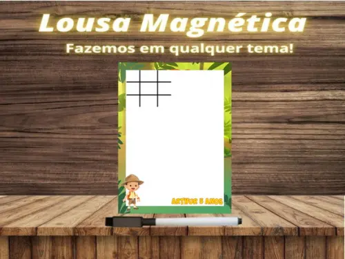Lousa Magnética + J.v Léo Guarda da Floresta com Embalagem
