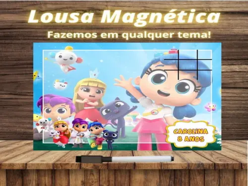 Lousa Magnética + J.v Vera e o Reino do Arco Íris com Emb.