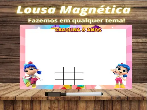 Lousa Magnética + J.v Vera e o Reino do Arco Íris com Emb.