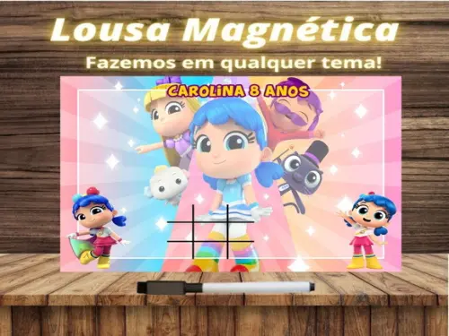 Lousa Magnética + J.v Vera e o Reino do Arco Íris com Emb.