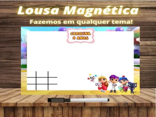 Lousa Magnética + J.v Vera e o Reino do Arco Íris com Emb.