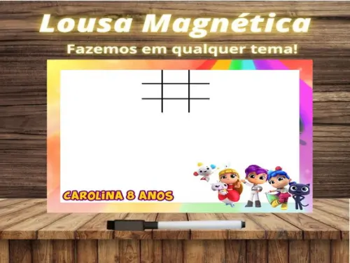 Lousa Magnética + J.v Vera e o Reino do Arco Íris com Emb.
