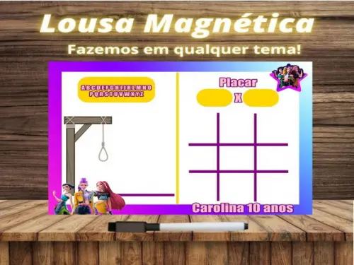 Lousa Magnética + J.v+forca Guerreiras do Kpop com Embalagem