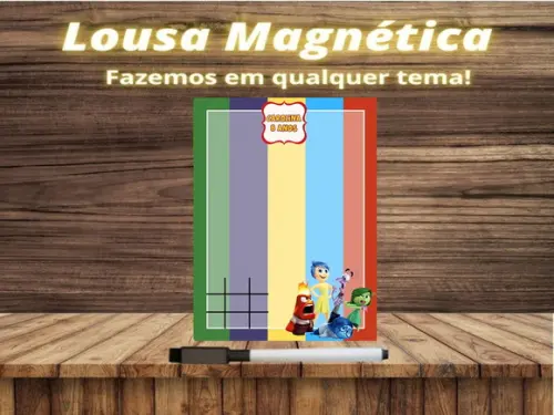 Lousa Magnética + Jogo da Velha Divertidamente com Embalagem