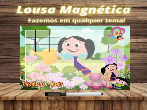 Lousa Magnética + Jogo da Velha Show da Luna com Embalagem