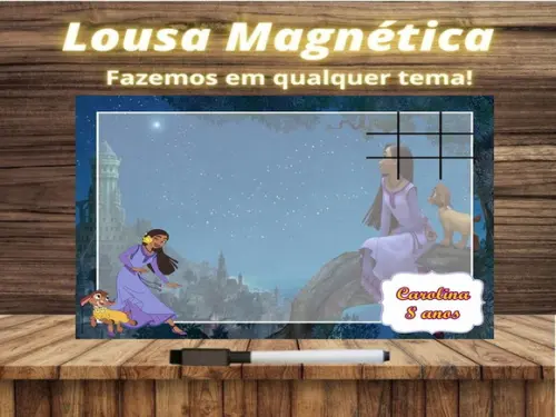 Lousa Magnética + Jogo da Velha Wish com Embalagem