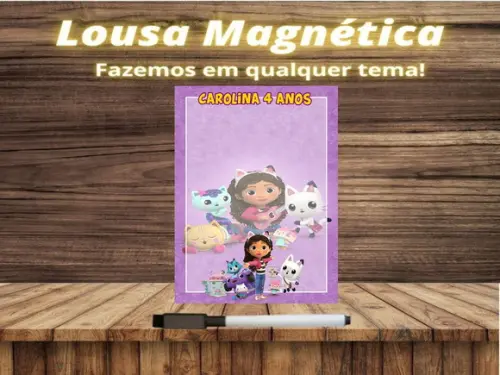 Lousa Magnética a Casa Mágica da Gabby com Embalagem