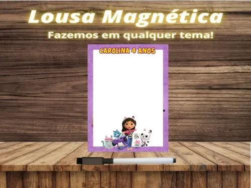Lousa Magnética a Casa Mágica da Gabby com Embalagem