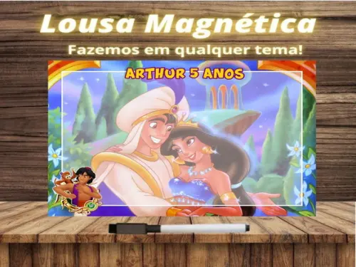 Lousa Magnética Aladdin com Embalagem