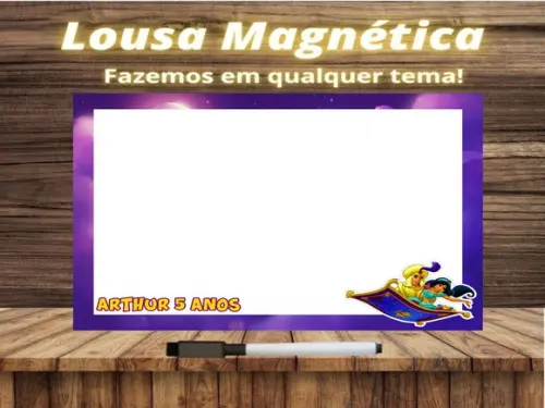 Lousa Magnética Aladdin com Embalagem