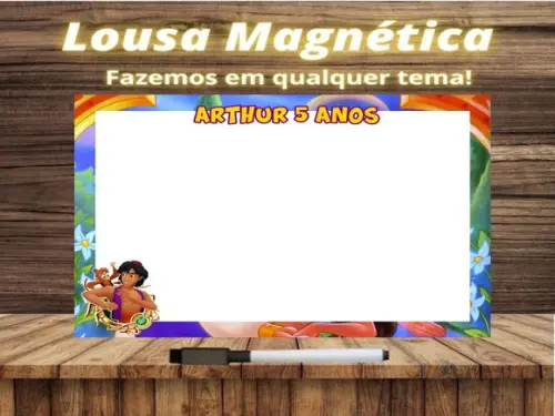 Lousa Magnética Aladdin com Embalagem