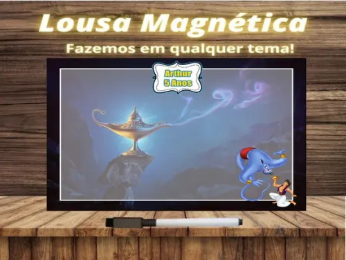 Lousa Magnética Aladdin com Embalagem