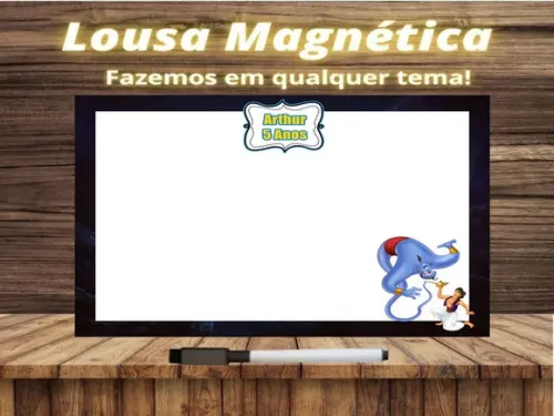 Lousa Magnética Aladdin com Embalagem