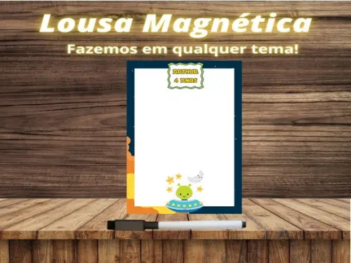 Lousa Magnética Astronauta com Embalagem