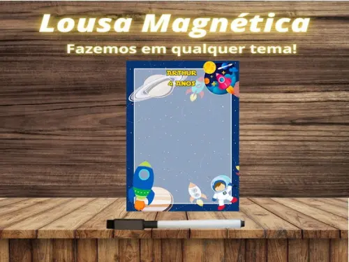 Lousa Magnética Astronauta com Embalagem
