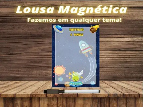 Lousa Magnética Astronauta com Embalagem