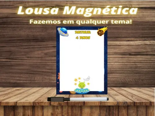 Lousa Magnética Astronauta com Embalagem