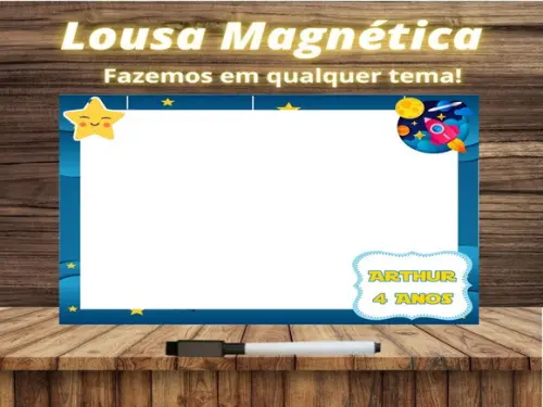 Lousa Magnética Astronauta com Embalagem
