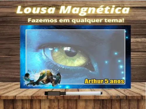 Lousa Magnética Avatar com Embalagem