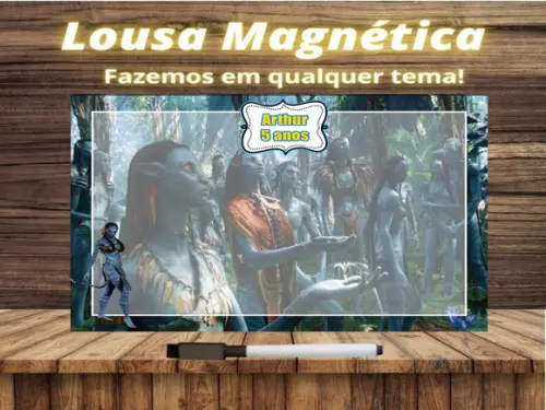 Lousa Magnética Avatar com Embalagem