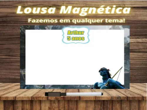 Lousa Magnética Avatar com Embalagem