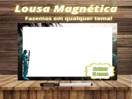 Lousa Magnética Avatar com Embalagem