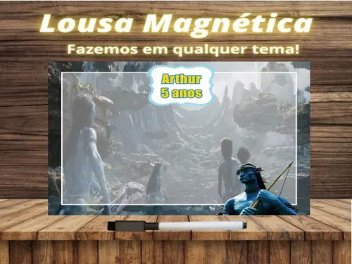 Lousa Magnética Avatar com Embalagem