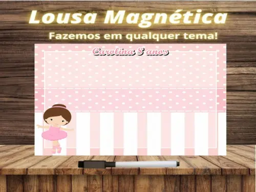 Lousa Magnética Bailarina com Embalagem