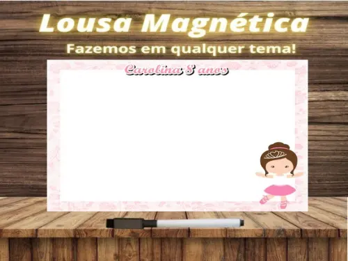 Lousa Magnética Bailarina com Embalagem