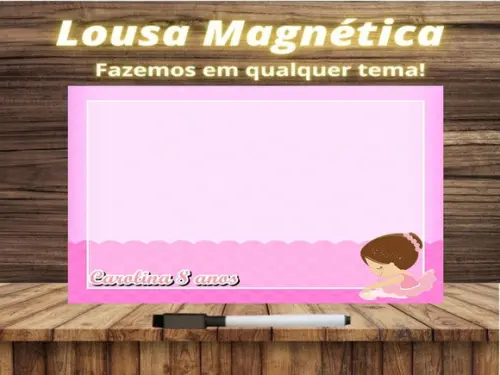 Lousa Magnética Bailarina com Embalagem