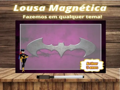 Lousa Magnética Batgirl com Embalagem