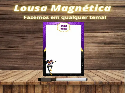 Lousa Magnética Batgirl com Embalagem