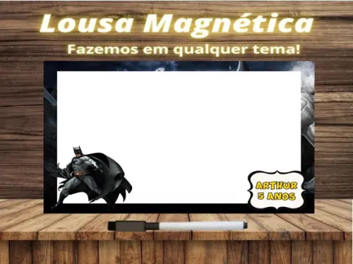 Lousa Magnética Batman com Embalagem