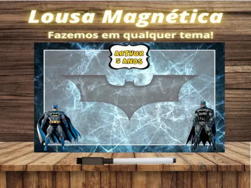 Lousa Magnética Batman com Embalagem