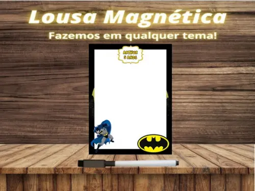 Lousa Magnética Batman com Embalagem