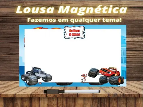 Lousa Magnética Blaze com Embalagem