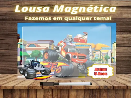 Lousa Magnética Blaze com Embalagem