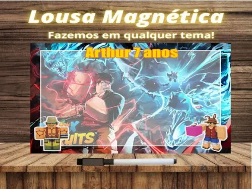 Lousa Magnética Blox Fruits com Embalagem