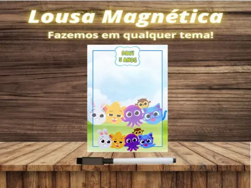 Lousa Magnética Bolofofos com Embalagem