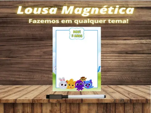 Lousa Magnética Bolofofos com Embalagem