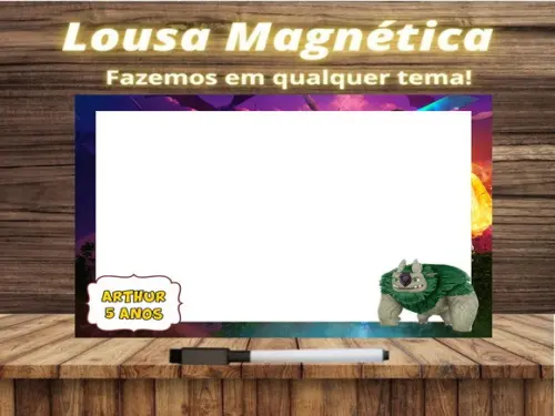 Lousa Magnética Caçadores de Trolls com Embalagem
